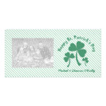 St Patrick's Day Shamrocks Photo Cards