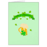 St Patrick's Day Sign Greeting Card