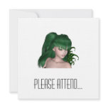 St. Patrick's Day Sprite 1 - Green Fairy Personalized Announcements