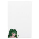 St. Patrick's Day Sprite 1 - Green Fairy Personalized Stationery
