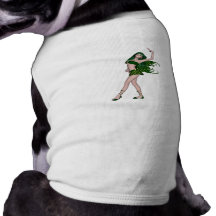 St. Patrick's Day Sprite 4 - Green Fairy Dog T-shirt