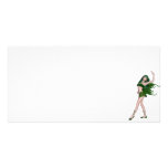 St. Patrick's Day Sprite 4 - Green Fairy Photo Card Template