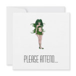 St. Patrick's Day Sprite 5 - Green Fairy Personalized Invite