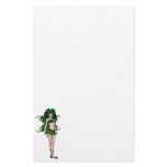 St. Patrick's Day Sprite 5 - Green Fairy Custom Stationery