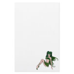 St. Patrick's Day Sprite 6 - Green Fairy Custom Stationery