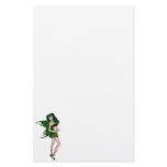 St. Patrick's Day Sprite 8 - Green Fairy Stationery