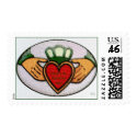 St. Patricks Day Stamp - Claddagh