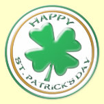 St Patricks Day sticker