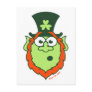 St Patrick's Day Surprised Leprechaun Post Card