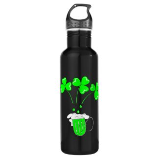 St. Patrick's Day The secret of brewing Liberty Bo 24oz Water Bottle