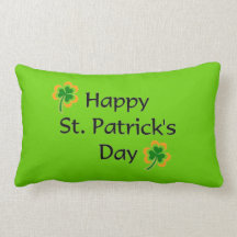 St. Patrick's Day Throw Pillow