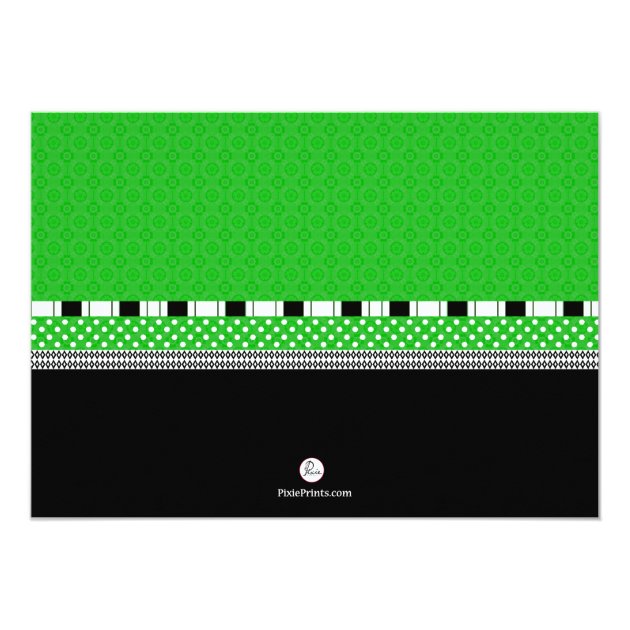 St. Patrick's Day Trendy Photo Invitation