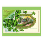 St. Patrick's Day Vintage Ireland Castle Postcard
