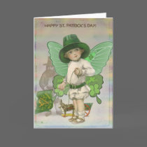 St. Patrick's Day Wee Little Fairy cards
