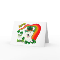 St. Patrick's Day Westie cards