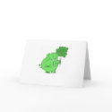 St. Patricks Elephant and Clovers design cards