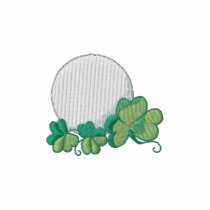 St. Patricks Golf Design embroidered shirts by ZazzleEmbroidery St. Patricks Golf Design embroidered shirts