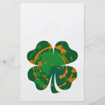 St Patrick's Ink Clover Flyer Design