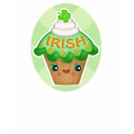St. Patrick's Irish Kawaii Cupcake T-Shirt