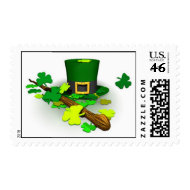 St. Patrick's Irish postage stamps stamp