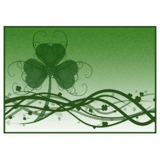 St. Patrick's Irish Shamrock Card card