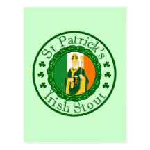 St. Patrick's Irish Stout Post Card
