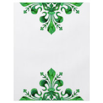 St. Patrick's Lucky Fleur de lis Personalized Flyer