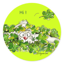 St. Patricks Peek A Boo Day Sticker by zooogle St. Patricks Peek A Boo Day Sticker