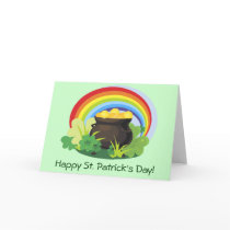St. Patrick's Pot-o-Gold Greeting Cards