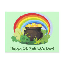 St. Patrick's Pot-o-Gold Post Card