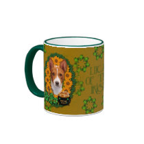 St Patricks - Pot of Gold - Basenji Coffee Mugs