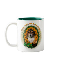 St Patricks - Pot of Gold - Beagle - Puppy Coffee Mug