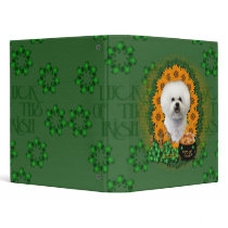 St Patricks - Pot of Gold - Bichon Frise Binders