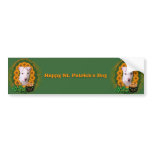 St Patricks - Pot of Gold - Pitbull - Petey Bumper Stickers