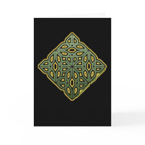 St. Patrick's Shamrock Knotwork Cards #2 cards