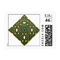 St. Patrick's Shamrock Knotwork Postage postage