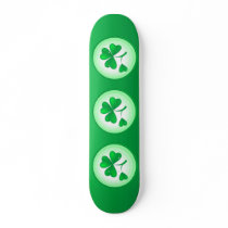 St. Patrick's Shamrock skateboards