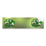 St Patricks - St Pitties Day - Pitbull - Petey Bumper Sticker