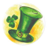 St Patrick's Round Sticker