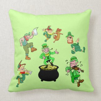 St. Patrick's Theme American MoJo Pillow