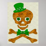 St. Patrick's Tiger Skull Posters