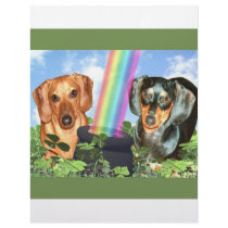 St Patricts Day Doxies Letterhead Template
