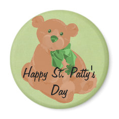 St. Pat's Bear Magnet magnet