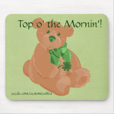 St. Pat's Bear Mousepad mousepad
