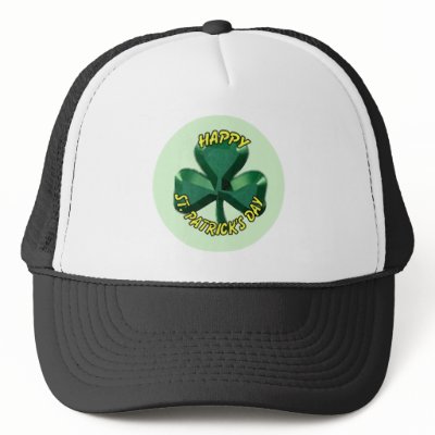 ST.PATS DAY TRUCKER HAT by DODGERFL