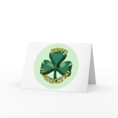 ST.PATS DAY note card by DODGERFL