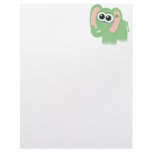 St. Pattys Day Goofkins elephant Custom Letterhead