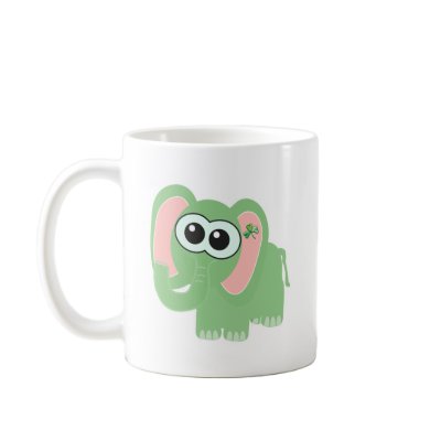St. Pattys Day Goofkins elephant Coffee Mug Zazzle_mug