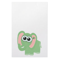 St. Pattys Day Goofkins elephant stationery