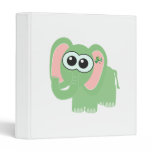 St. Pattys Day Goofkins elephant Vinyl Binder